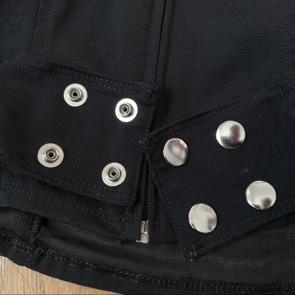 RARE Black Wrap/bandage see thru shirt 2000’s - Picture 7 of 11